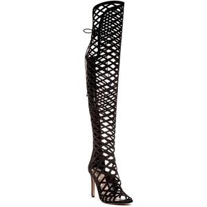 Vince Camuto Cutout Over the Knee Boots-Keliana